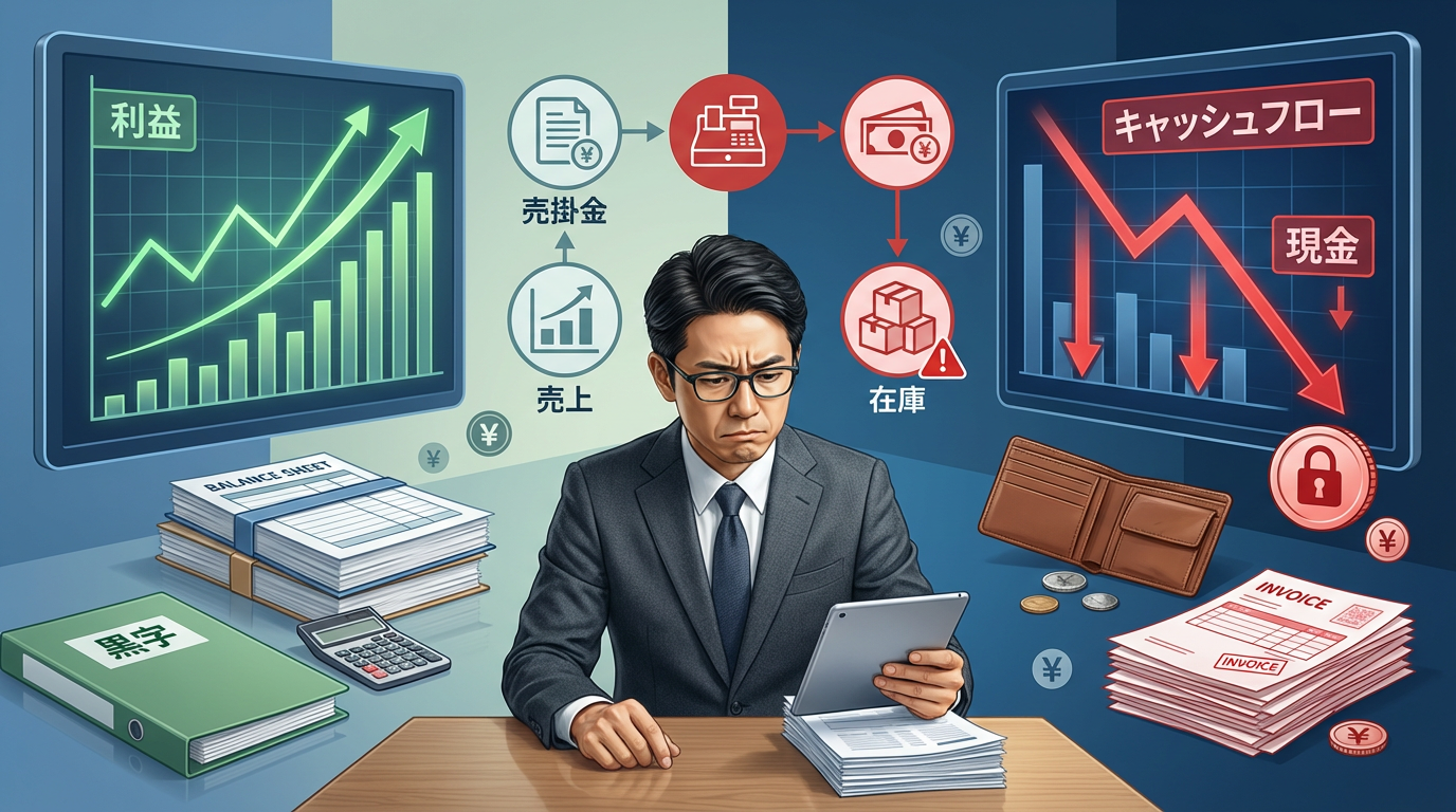 黒字なのにお金が残らない理由とは？中小企業経営者が知るべきキャッシュフローの基本