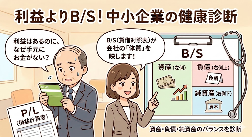 中小企業が押さえるべき貸借対照表（B/S）の基礎知識とは？